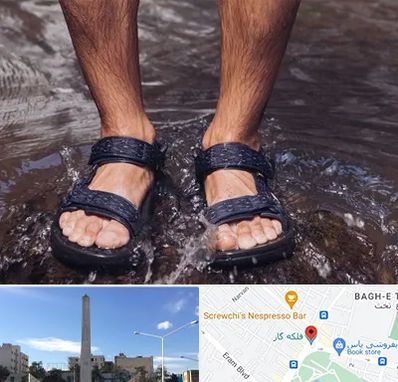 کفش صندل مردانه در فلکه گاز شیراز 