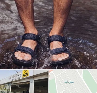 کفش صندل مردانه در عبدل آباد