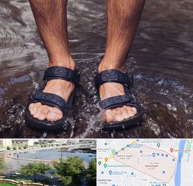 کفش صندل مردانه در گلستان اهواز 