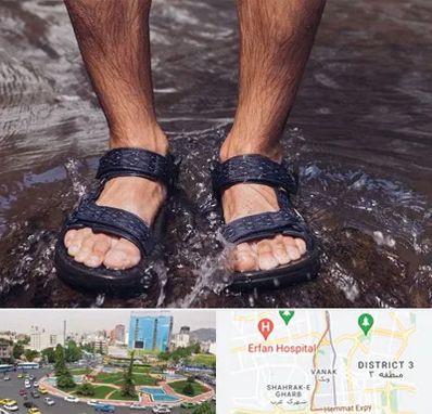 کفش صندل مردانه در ونک 