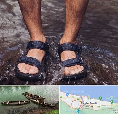 کفش صندل مردانه در بندر انزلی