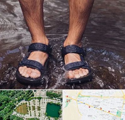 کفش صندل مردانه در وکیل آباد مشهد 