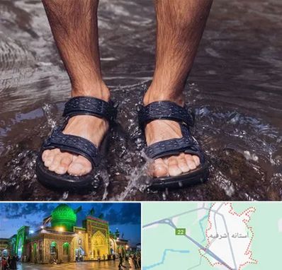 کفش صندل مردانه در آستانه اشرفیه