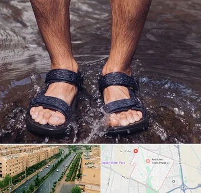 کفش صندل مردانه در فاز سه اندیشه