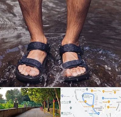 کفش صندل مردانه در فلکه گاز رشت 