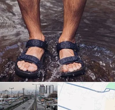 کفش صندل مردانه در بلوار ارتش