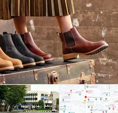 کفش چرم زنانه در طالقانی 