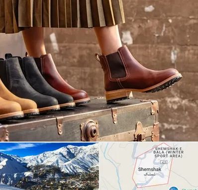 کفش چرم زنانه در شمشک