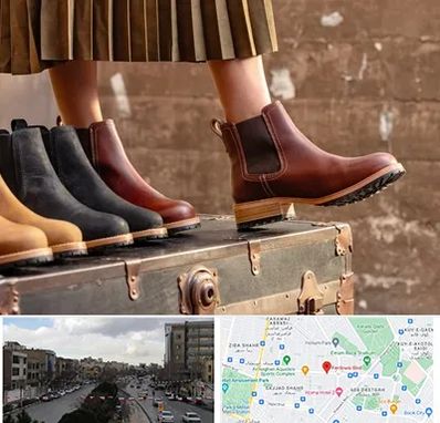 کفش چرم زنانه در بلوار فردوسی مشهد 