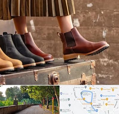 کفش چرم زنانه در فلکه گاز رشت 