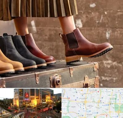 کفش چرم زنانه در جنت آباد تهران 