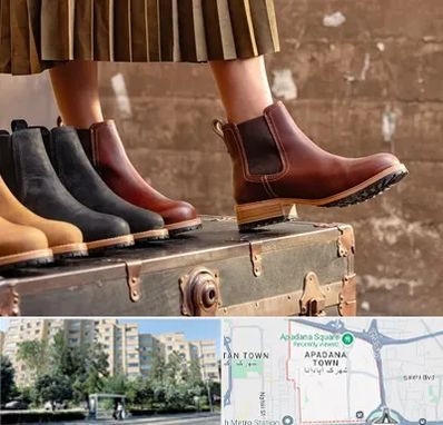 کفش چرم زنانه در آپادانا