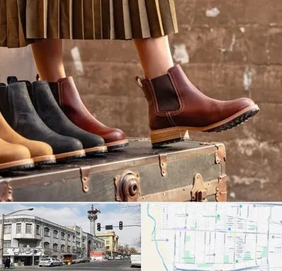 کفش چرم زنانه در 17شهریور