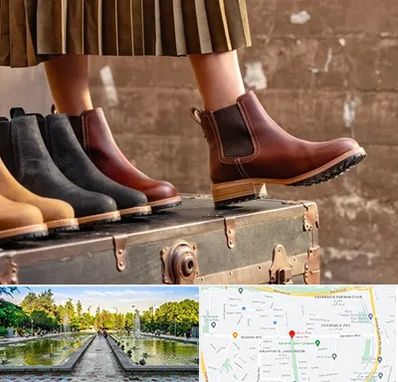 کفش چرم زنانه در سرسبز 