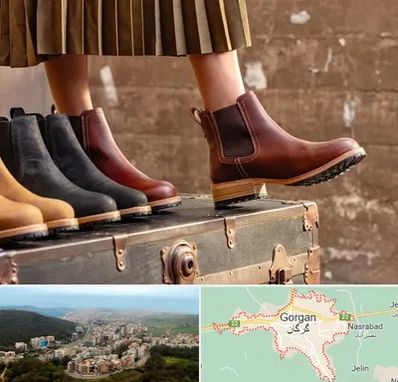 کفش چرم زنانه در گرگان