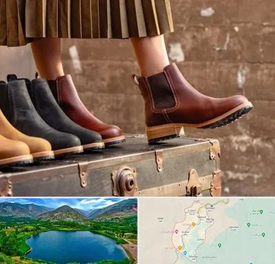 کفش چرم زنانه در رودبار