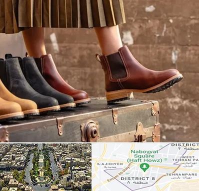 کفش چرم زنانه در نارمک 