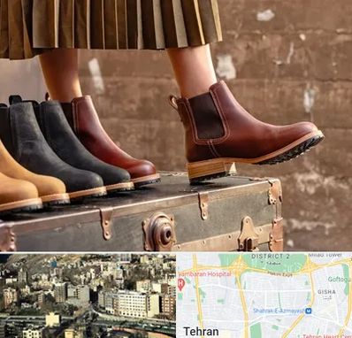 کفش چرم زنانه در مرزداران 