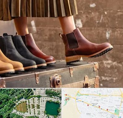 کفش چرم زنانه در وکیل آباد مشهد 