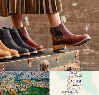 کفش چرم زنانه در اردبیل