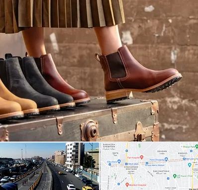 کفش چرم زنانه در پیروزی 