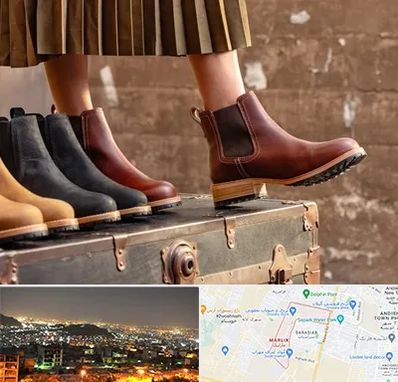 کفش چرم زنانه در مارلیک کرج 