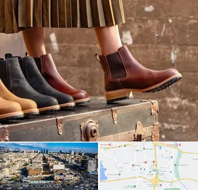 کفش چرم زنانه در شهرک راه آهن 