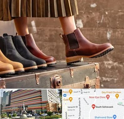 کفش چرم زنانه در سهروردی 