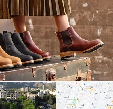 کفش چرم زنانه در دیباجی 