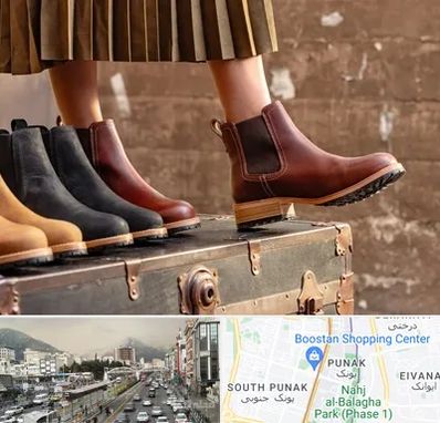 کفش چرم زنانه در پونک 