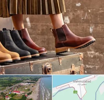 کفش چرم زنانه در محمودآباد