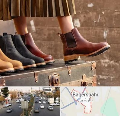 کفش چرم زنانه در باقرشهر