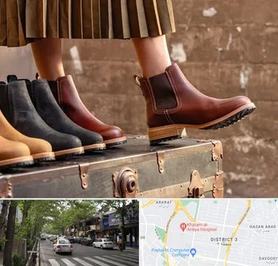 کفش چرم زنانه در ظفر 