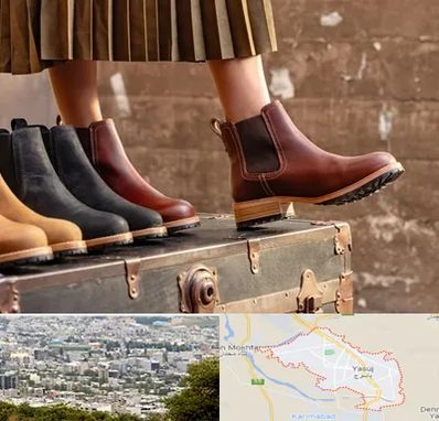 کفش چرم زنانه در یاسوج