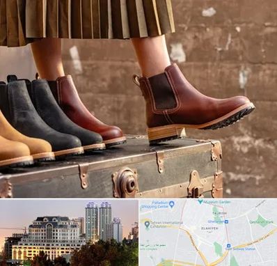 کفش چرم زنانه در فرشته 