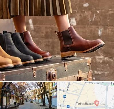 کفش چرم زنانه در تربیت تبریز