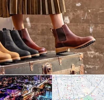 کفش چرم زنانه در منظریه رشت 