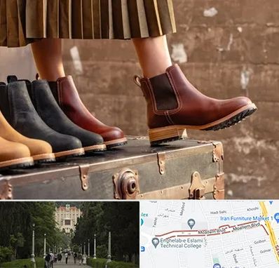 کفش چرم زنانه در بلوار معلم رشت 