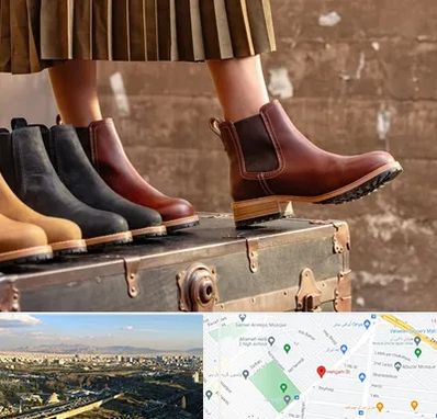 کفش چرم زنانه در هنگام 