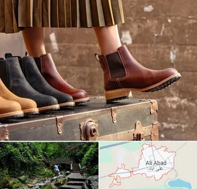 کفش چرم زنانه در علی آباد کتول