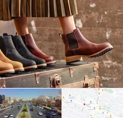 کفش چرم زنانه در بلوار معلم مشهد 