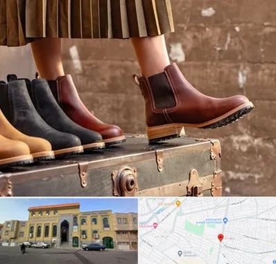 کفش چرم زنانه در زنبیل آباد قم