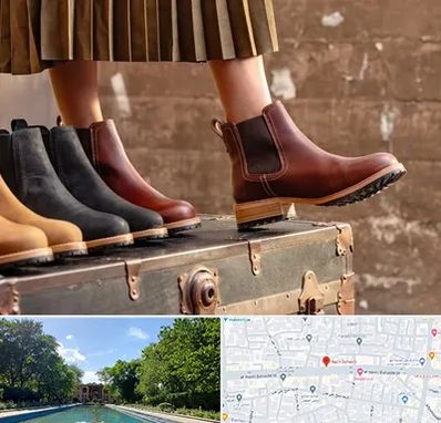 کفش چرم زنانه در هشت بهشت اصفهان 