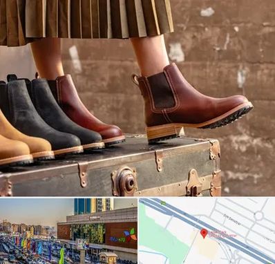 کفش چرم زنانه در لاله پارک تبریز