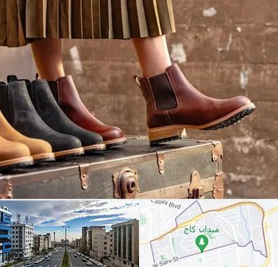 کفش چرم زنانه در سعادت آباد 