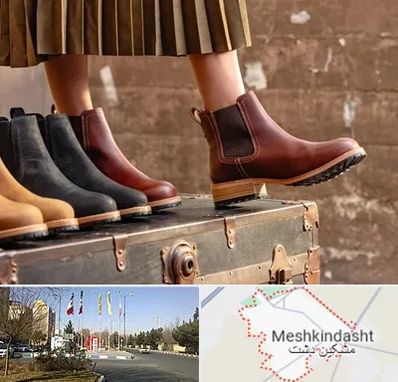 کفش چرم زنانه در مشکین دشت