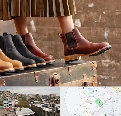 کفش چرم زنانه در شمیران نو 