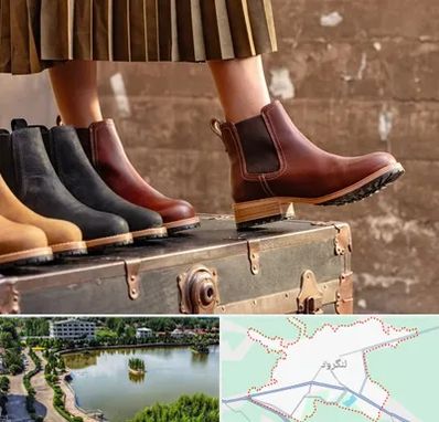 کفش چرم زنانه در لنگرود