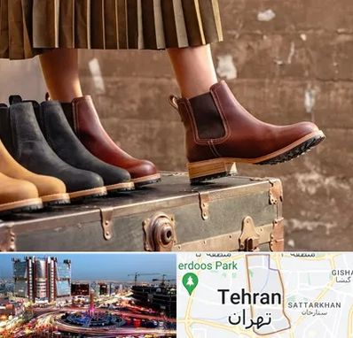 کفش چرم زنانه در صادقیه 