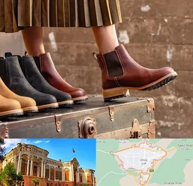 کفش چرم زنانه در خوی